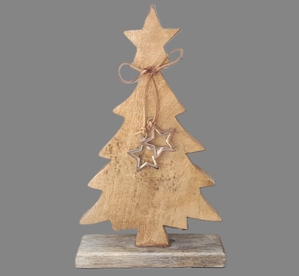 Stromek s hvězdou světlý větší