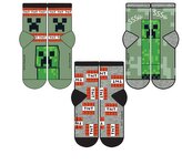 Dětské ponožky Minecraft: TNT set 3 párů (EU 31-34)