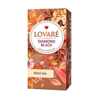 LOVARÉ Diamond Black 48g (24 sáčků, černý čaj)