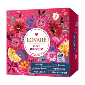 LOVARÉ Love Blossom 156 g (90 sáčků, kolekce čajů) LOVARÉ Love Blossom 156 g (90 sáčků, kolekce čajů)