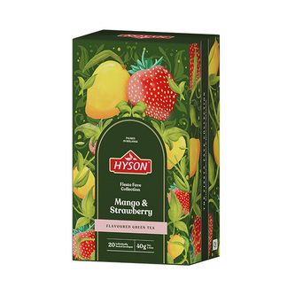 Hyson Mango & Strawberry, zelený čaj (20 sáčků) Hyson Mango & Strawberry, zelený čaj (20 sáčků)