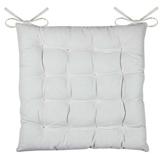 Podsedák na židli OXFORD bílá 38x38 cm France
