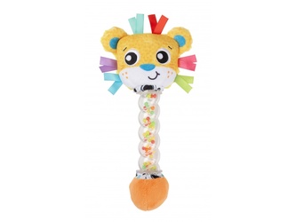 Playgro - Chrastíci lvíček s korálky Playgro - Chrastíci lvíček s korálky