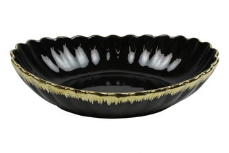 Miska Charlotte S černá/zlatá
