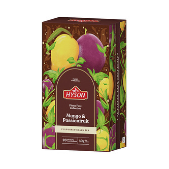 HYSON Mango & Passion Fruit 40g (20 sáčků, černý čaj) HYSON Mango & Passion Fruit 40g (20 sáčků, černý čaj)