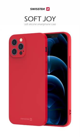 POUZDRO SWISSTEN SOFT JOY PRO IPHONE 16 PLUS ČERVENÉ
