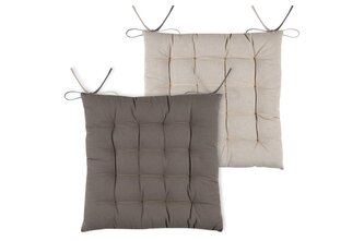 Podsedák na židli DUO COLOR taupe/béžová 40x40 cm France