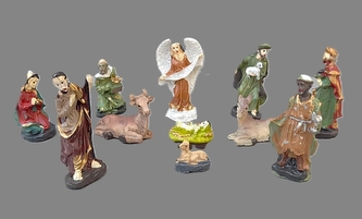 Figurky do betléma sada 11ks 5cm