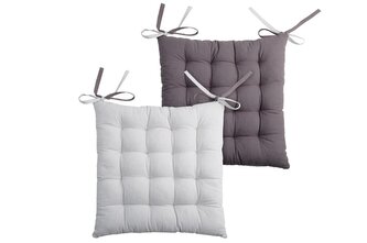 Podsedák na židli DUO COLOR tmavě šedá/světle šedá 40x40 cm France