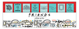 Set lepicích štítků Friends|Přátelé: Marl (1 x 3,5 cm)