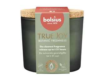 Svíčka ve skle TRUE JOY BOTANIC FRESHNESS d8x7cm vonná