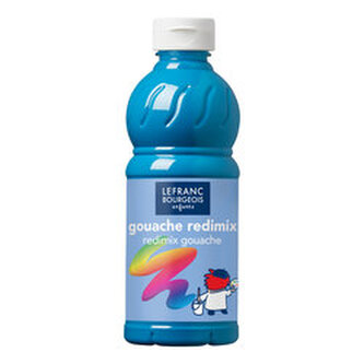 Temperová barva Lefranc Redimix 500ml – 011 Turquoise Blue