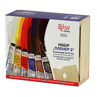 Sada olejových barev Rosa 6x45ml v kazetě