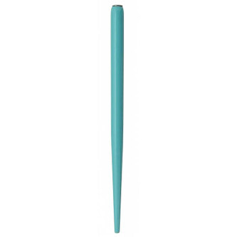 Dřevěná násadka tyrkysová lakovaná