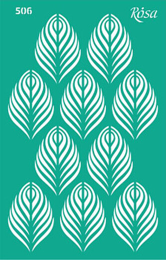 Šablona opakovatelně samolepící 13x20cm – 506