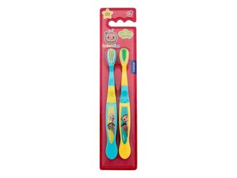 Cocomelon Toothbrush Klasický zubní kartáček 2 ks pro děti
