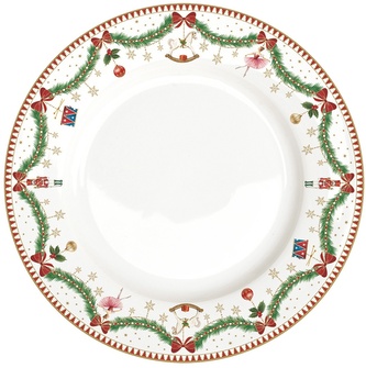 Porcelánový jídelní talíř Magie De Noel