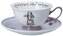 Porcelánový šálek a podšálek Alice In Wonderland