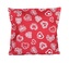Návlek na Polštář, Srdce 20437, červený