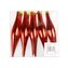 Sople w PVC czerwone 15cm 10szt