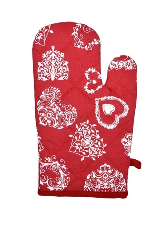 Chňapka kuchyňská, Srdce 20437, červená