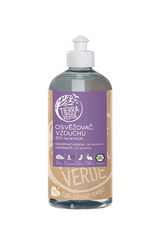 Tierra Verde Osvěžovač vzduchu – BIO Levandule 500 ml (Refill láhev)