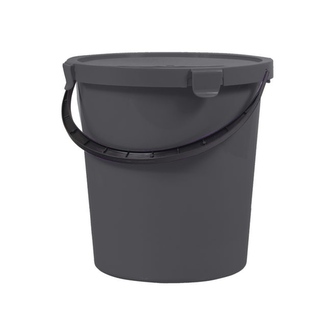 Vědro s víkem 5l šedá