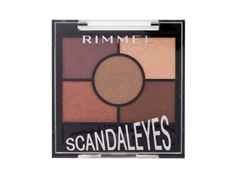Rimmel London Scandaleyes Oční stín 5 Pan Eyeshadow Palette 3,8 g 005 Sunset Bronze pro ženy
