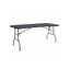 Cateringový stůl skládací 180x75 cm, grafitový SPRINGOS BANQUET