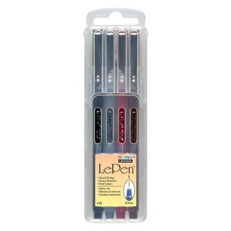 Cienkopisy Le Pen Dark 4 kolory
