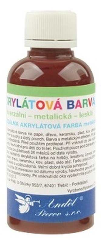 Akrylová barva matná 50g - 11. TMAVĚ HNĚDÁ