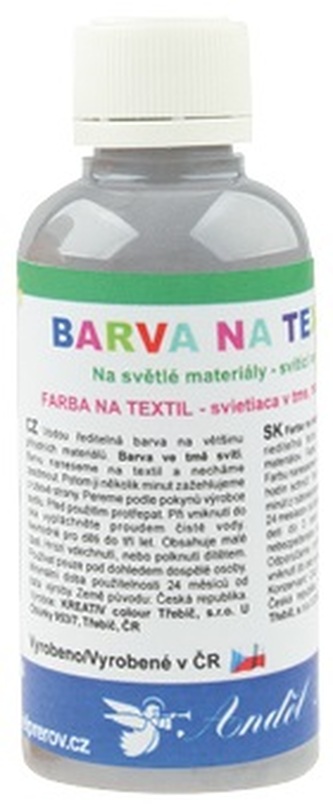 Barva na textil 50g - 16. ŠEDÁ
