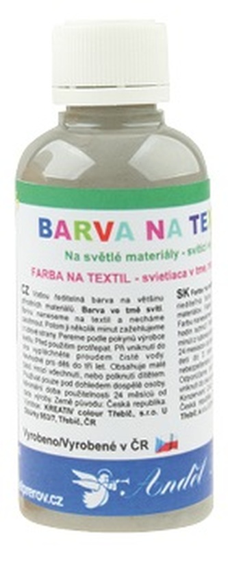 Barva na textil 50g - 14. STŘÍBRNÁ