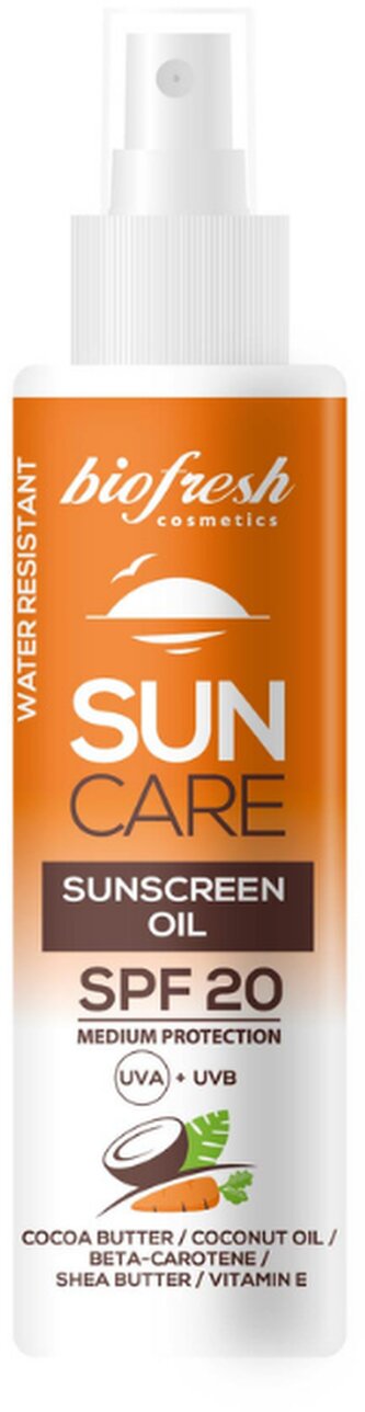 BioFresh Voděodolný olej na opalování s kokosovým olejem SPF 20 150 ml BioFresh Voděodolný olej na opalování s kokosovým olejem SPF 20 150 ml