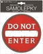 Samolepicí plastická cedulka Do Not Enter 18 x 23 cm