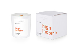 Svíčka s vůní “High income”