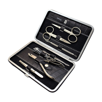 204 MAGNUM manikůrní  set, pouzdro imitaci krokodýlí kůží, 8 dílný