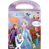 Moje omalovánky na cesty Ledové království