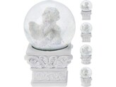 Sněžítko 65x100 mm anděl na podstavci mix, bílá
