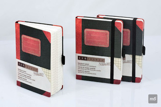 Notýsek Kompagnon A6 s gumičkou,