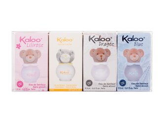 Kaloo My Mini Kaloo Collection tělový sprej Lilirose 8 ml + tělový sprej Cache-Cache 8 ml + tělový sprej Dragee 8 ml + tělový sprej Blue 8 ml