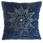Vánoční polštář SNOWFLAKE IV. modrá 45x45 cm MyBestHome