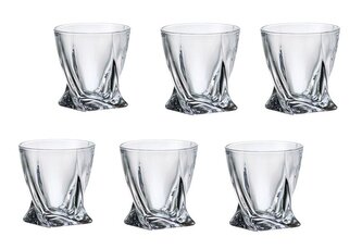 sklen. 340ml, 6ks, QUADRO, BOHEMIA PR., whisky, voda