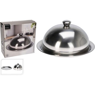Servírovací podnos s víkem pr. 24 cm nerez KO-A12900000
