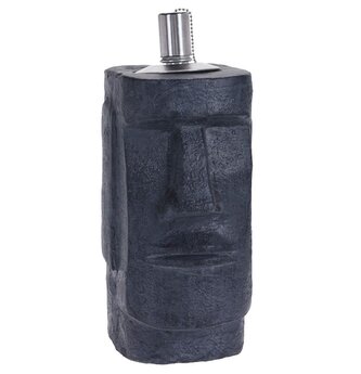 Olejová lampa MOAI 31 cm černá KO-259000110