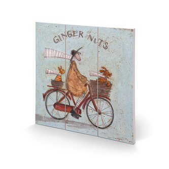 Dřevěný obraz Sam Toft - Ginger Nuts, 30 × 30 cm