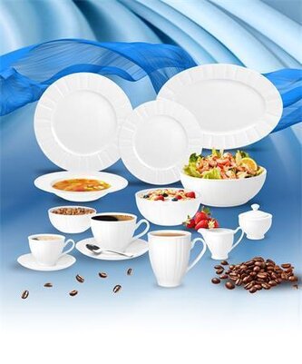 Miska "Oslo", bílá, 17 cm, sada 6 ks, ROTBERG 1211OSL018