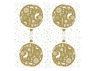 ubrousek P 33x33 vánoční MES101221 2011037