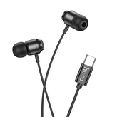 Hands Free HOCO M122, konektor USB C, mikrofon, barva černá