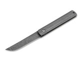Böker Plus 01BO634DAM Wasabi Damascus vreckový zberateľský nôž 7,3 cm, damašek, titán, puzdro